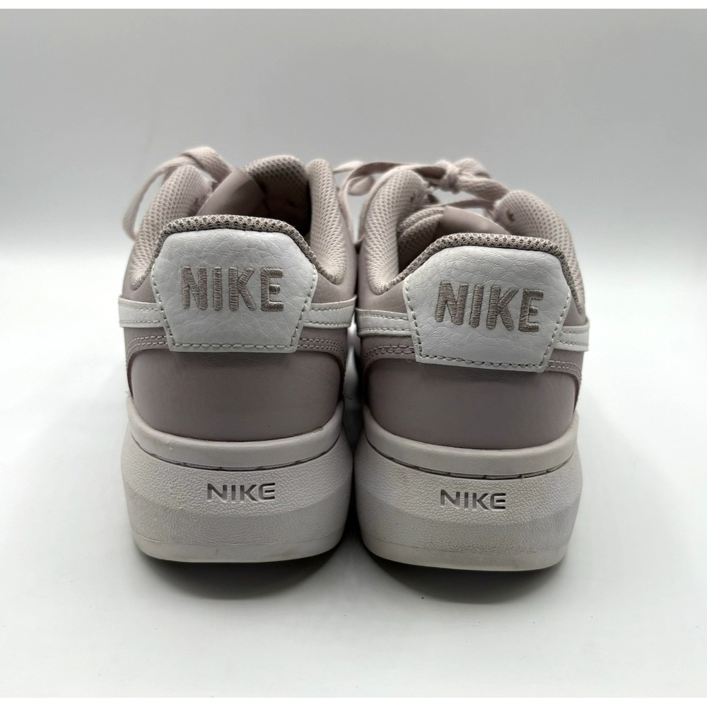 NIKE Court Vision Alta Sneaker Women's Size 7.5 Violet White Leather Shoe - Picture 7 of 8